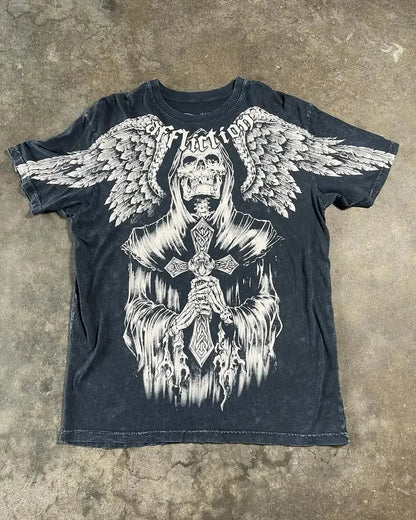 Y2K Affliction Long sleeved T shirt - DRACO COUTURE