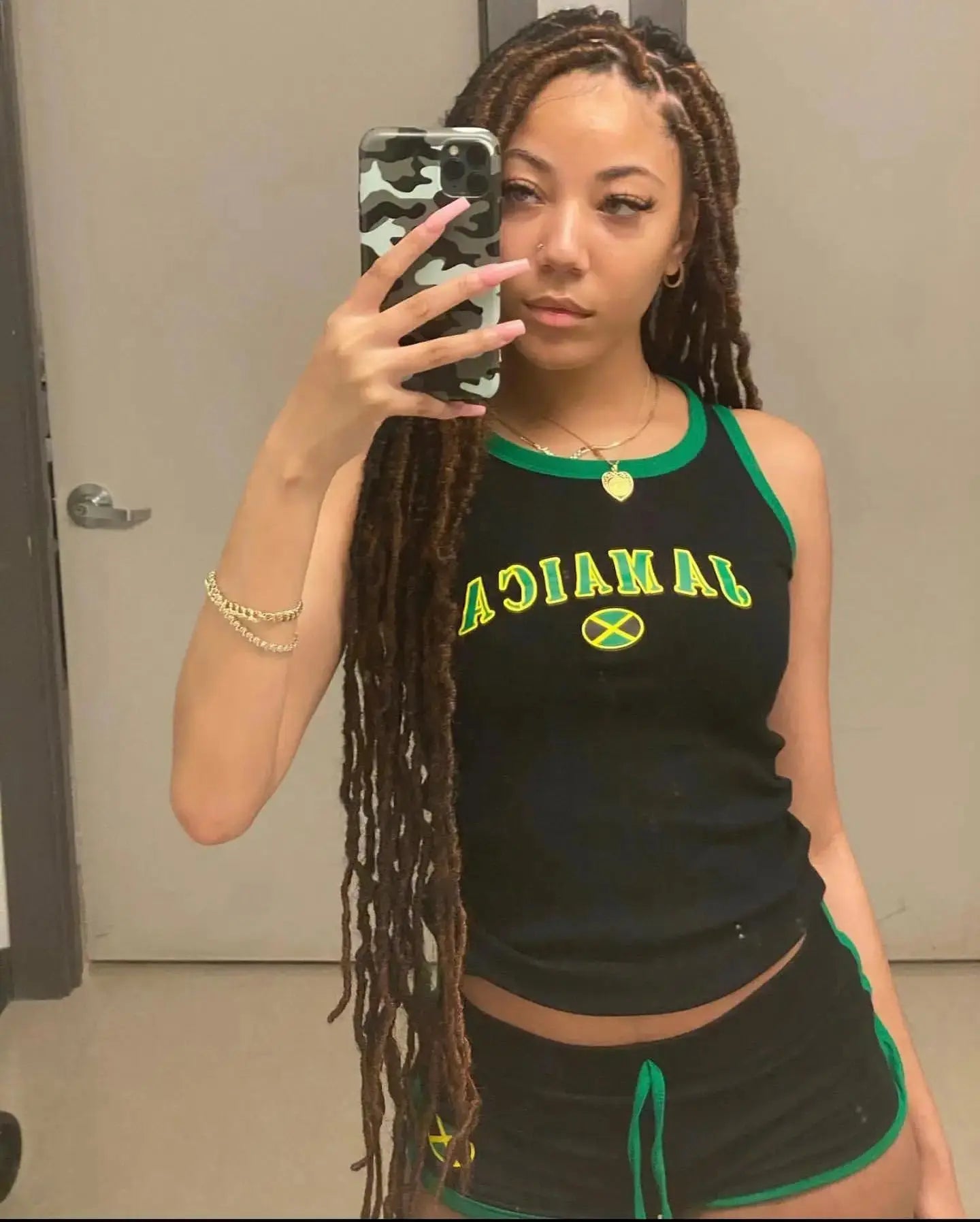 Crop top JAMAICA Y2K - DRACO COUTURE