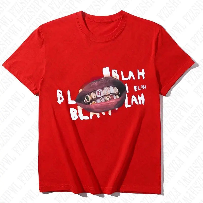 Mouth Y2K T-shirt - DRACO COUTURE