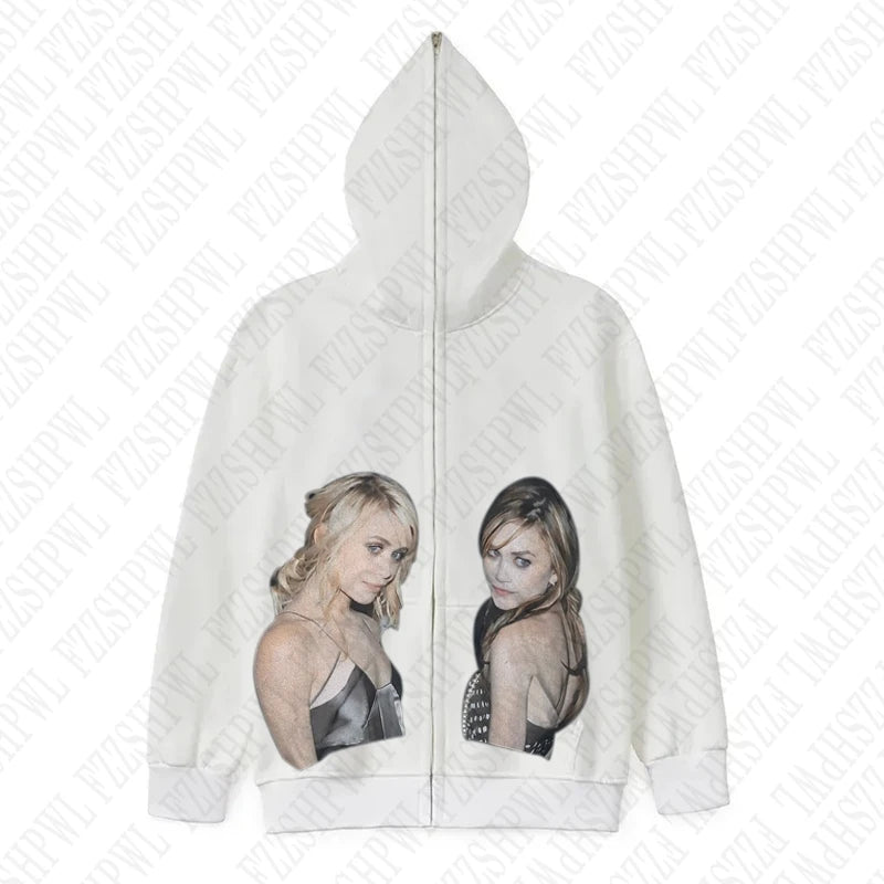 Y2K Zip up Hoodie