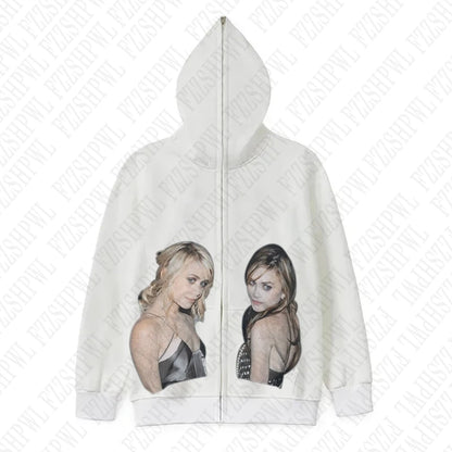 Y2K Zip up Hoodie