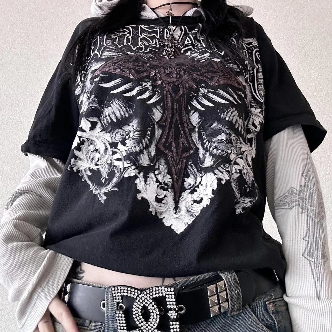 2000s Grunge Women Shirt
