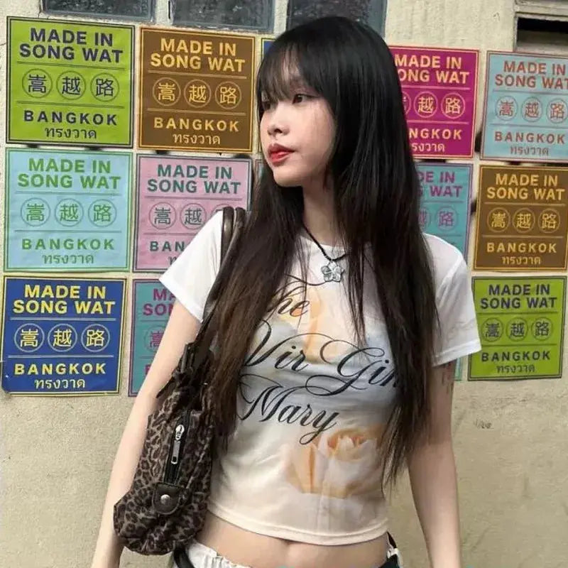 Crop Top Y2k Japanese - DRACO COUTURE