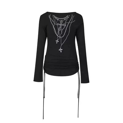 Japanese Long Sleeve Y2k - DRACO COUTURE