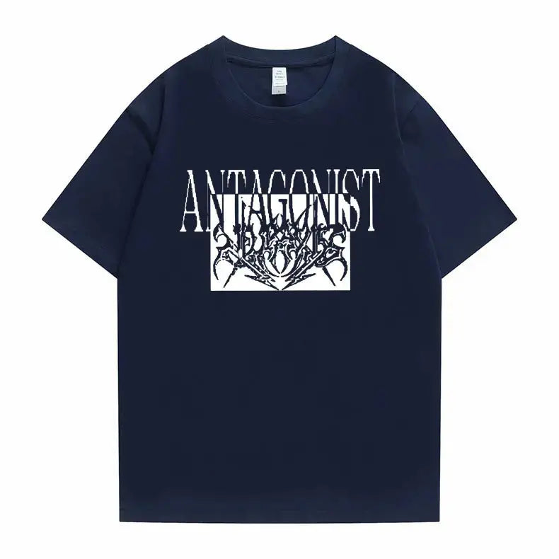 Rapper Playboi Carti Antagonist Tour Print Tshirt Men's Opium Gothic Hip Hop T-shirt Male Cozy Oversized Pure Cotton T Shirts - DRACO COUTURE