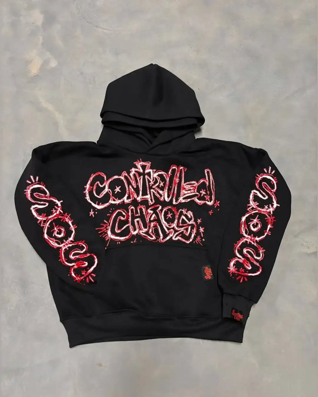 Anime Flammen Hoodie