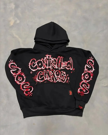 Anime Flammen Hoodie