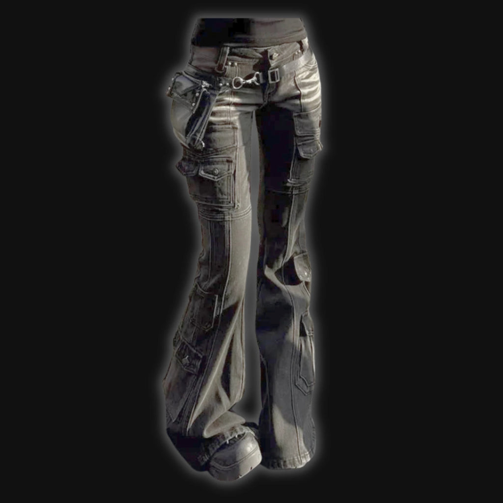 Low Waist Cargo Jeans 2000s - DRACO COUTURE