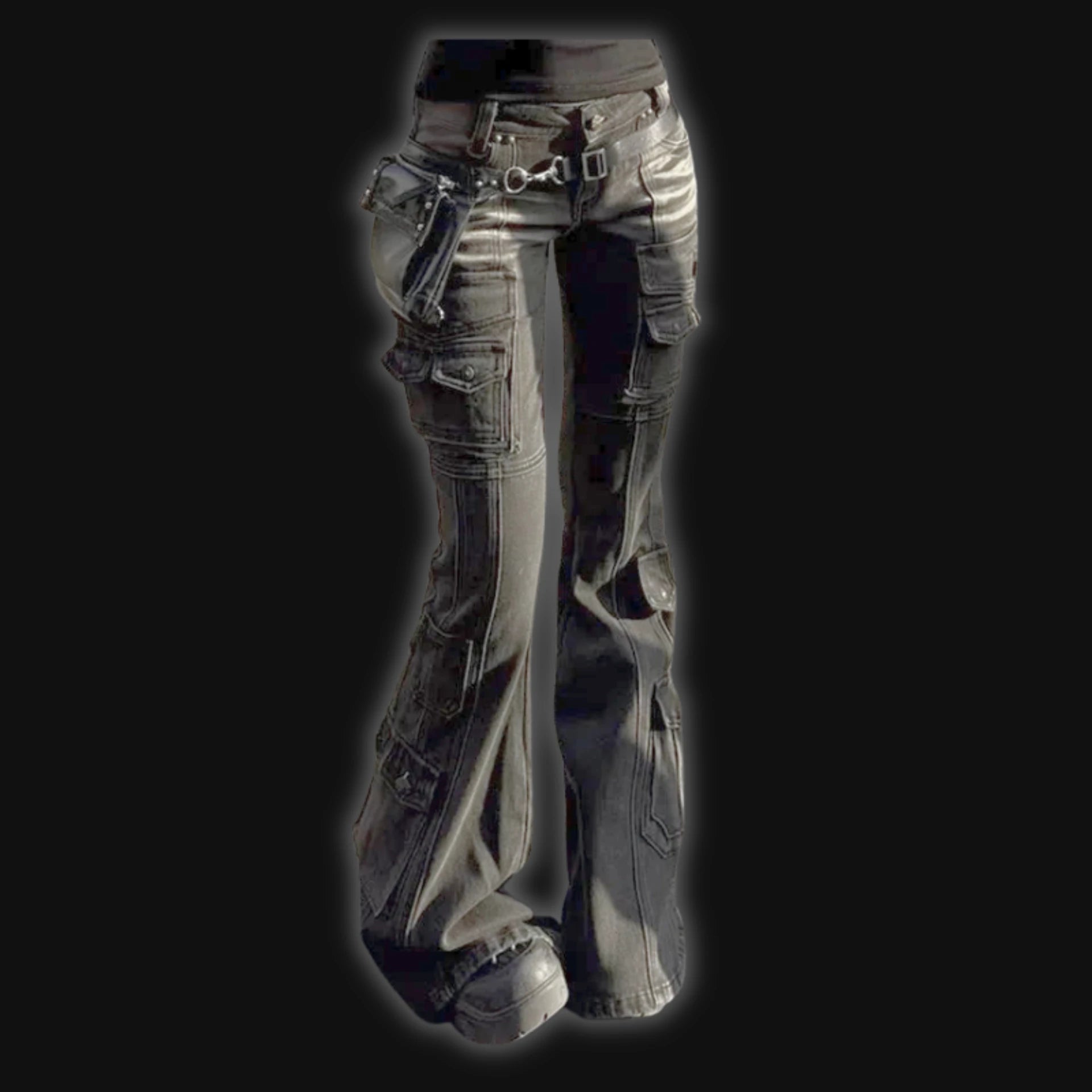 Low Waist Cargo Jeans 2000s - DRACO COUTURE