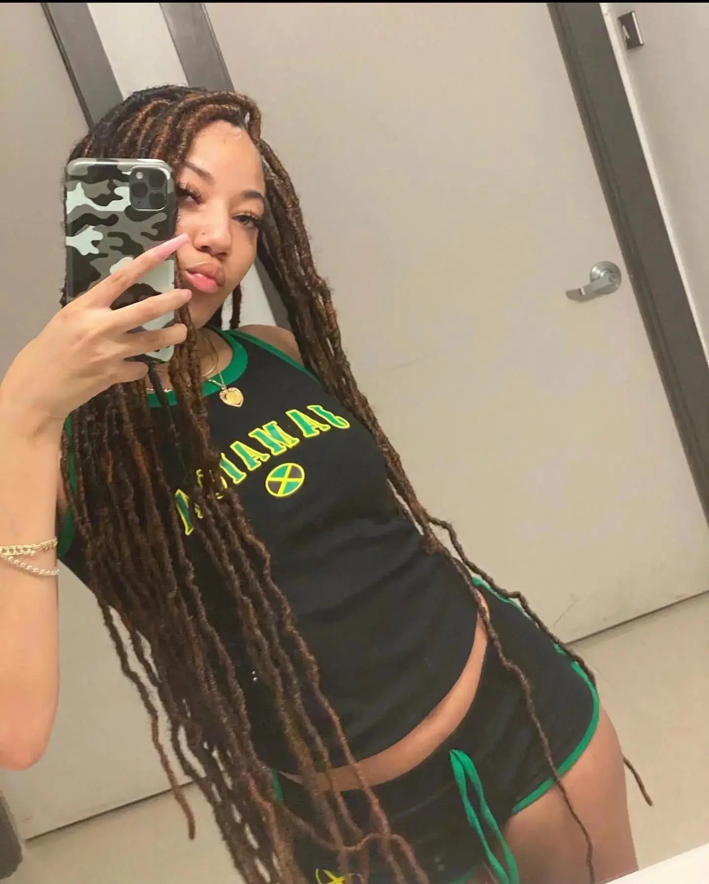 Crop top JAMAICA Y2K - DRACO COUTURE