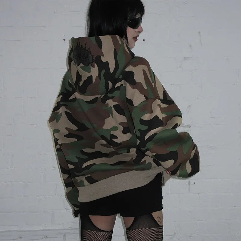 Dark Camouflage type Hoodie
