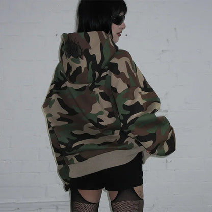 Dark Camouflage type Hoodie