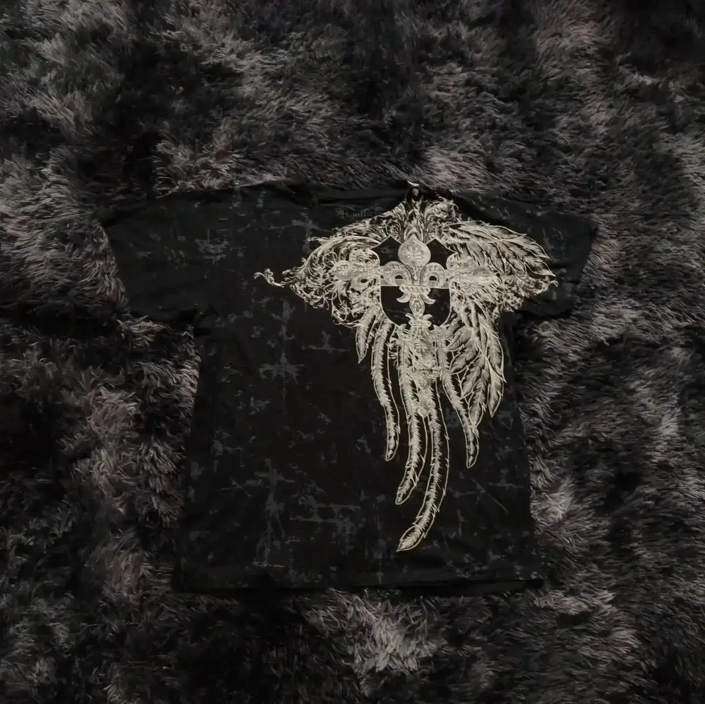 MMA Elite Y2K Gothic Skull Cross T-Shirts 