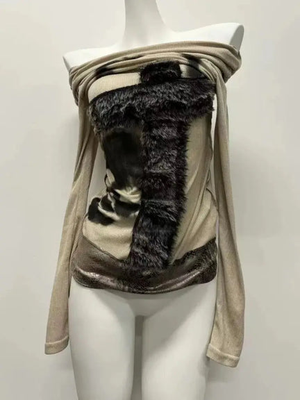 Y2k Spicy Girl Skeleton Sweatshirt - DRACO COUTURE