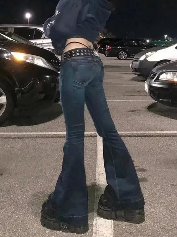 Y2K Low Rise Jeans 2000s Japan jeans - DRACO COUTURE