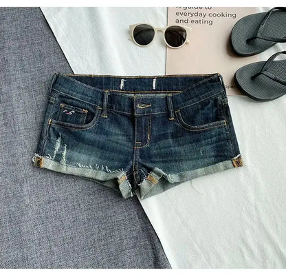 Women's Denim Shorts - DRACO COUTURE