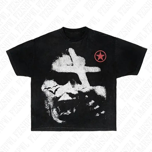 Y2K T-shirt Punk - DRACO COUTURE