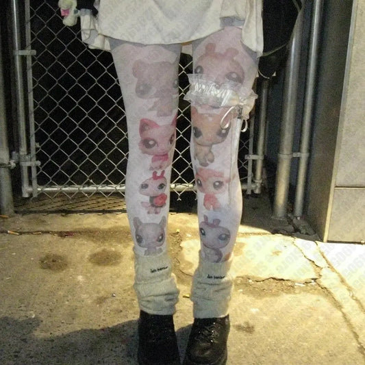 Y2K Sockings Japanese - DRACO COUTURE