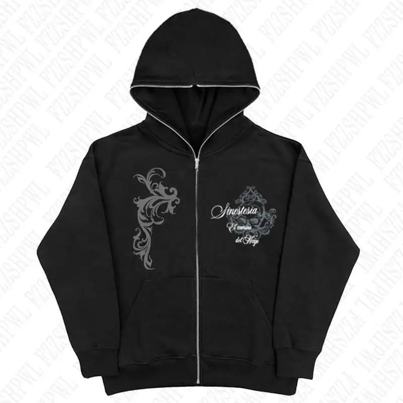 Dark Zip up Hoodie