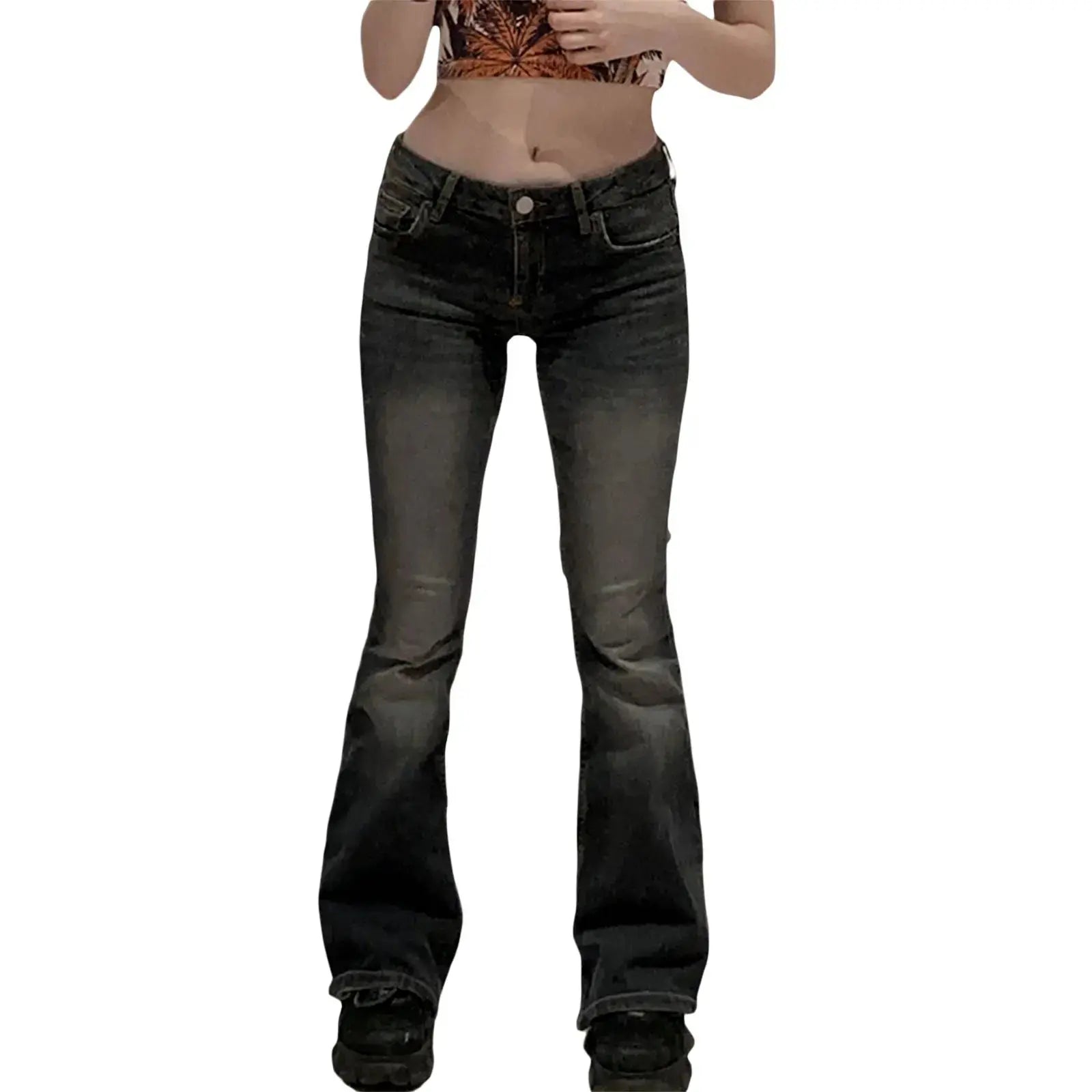 Y2K Vintage Flare Jeans - DRACO COUTURE