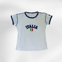 ITALIA Crop Top Y2k