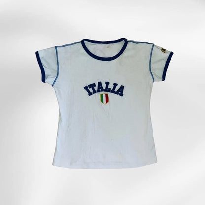 ITALIA Crop Top Y2k