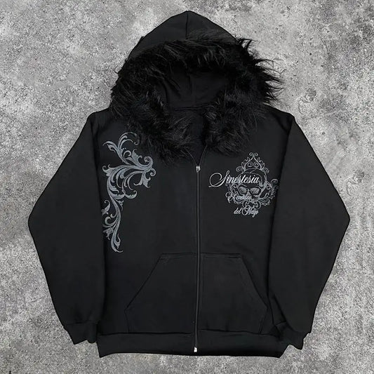 Dark Zip up Hoodie