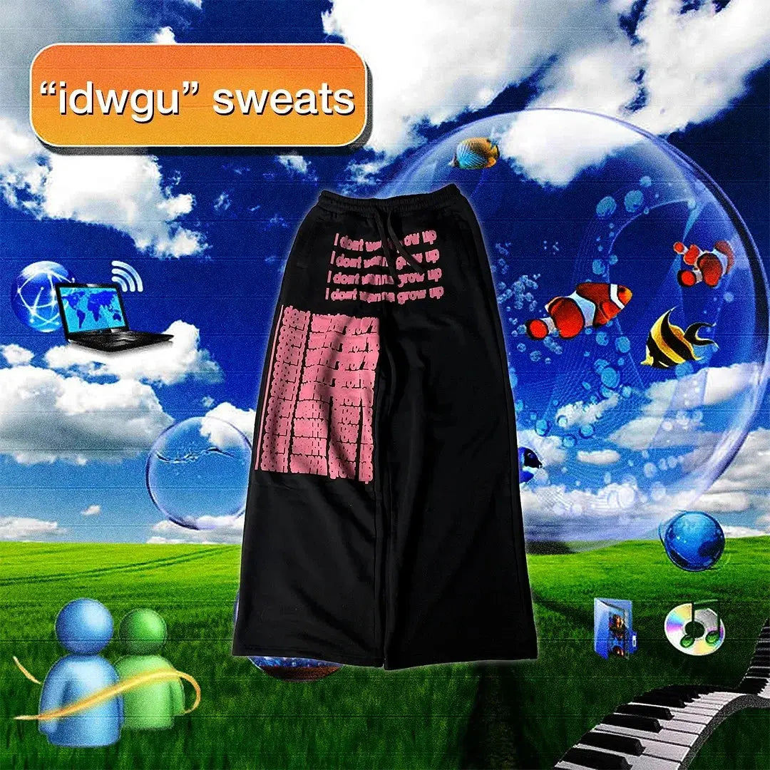 Y2k vintage 3ds and offline hoodies women street casual sweatpants two piece set sweatshirts harajuku tracksuit men clothing - DRACO COUTURE