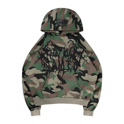 Dark Camouflage type Hoodie