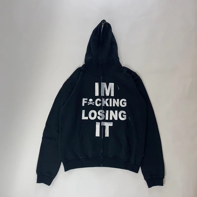 Y2K Zip up Hoodie