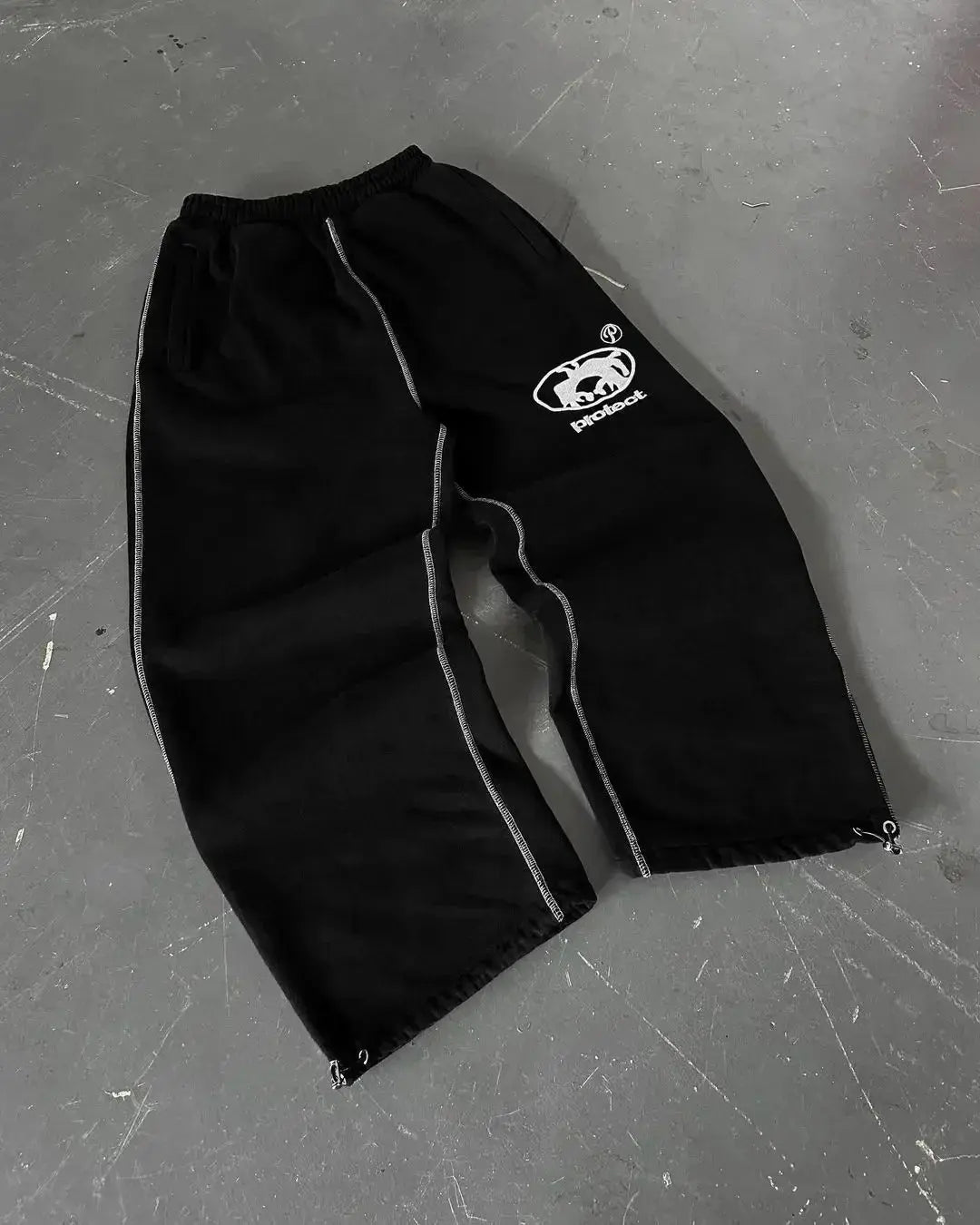 Classic Retro Striped Casual Pants Cotton - DRACO COUTURE