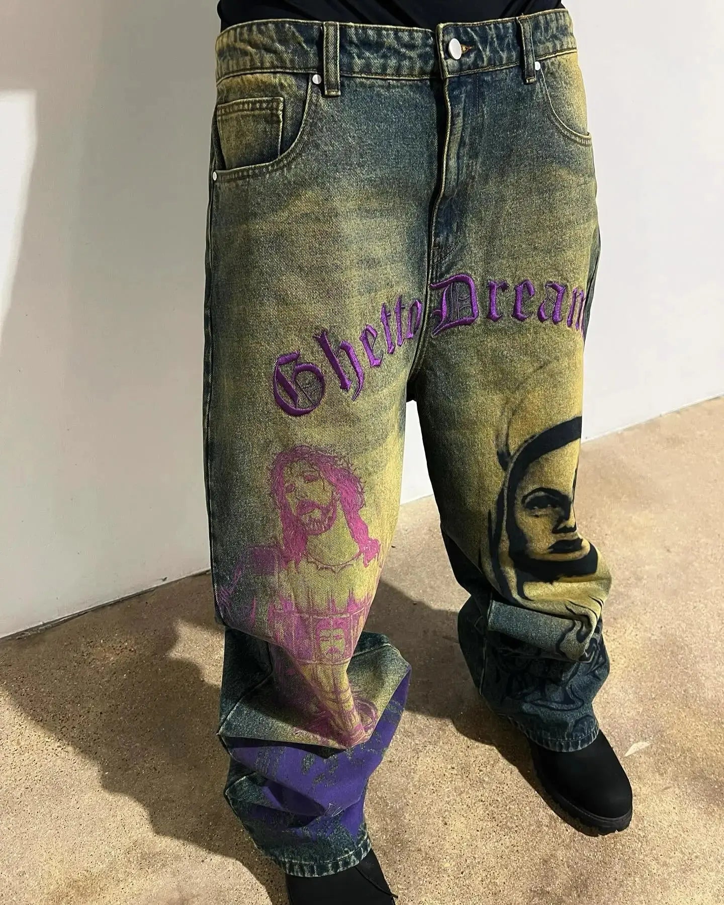 Ghetto Dreams Jeans - DRACO COUTURE