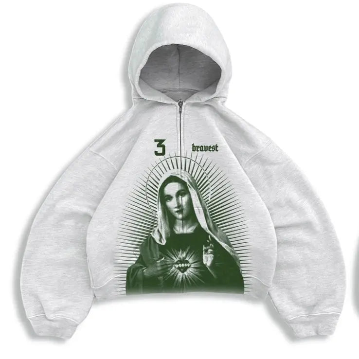 Y2k Zip Up Hoodie - DRACO COUTURE