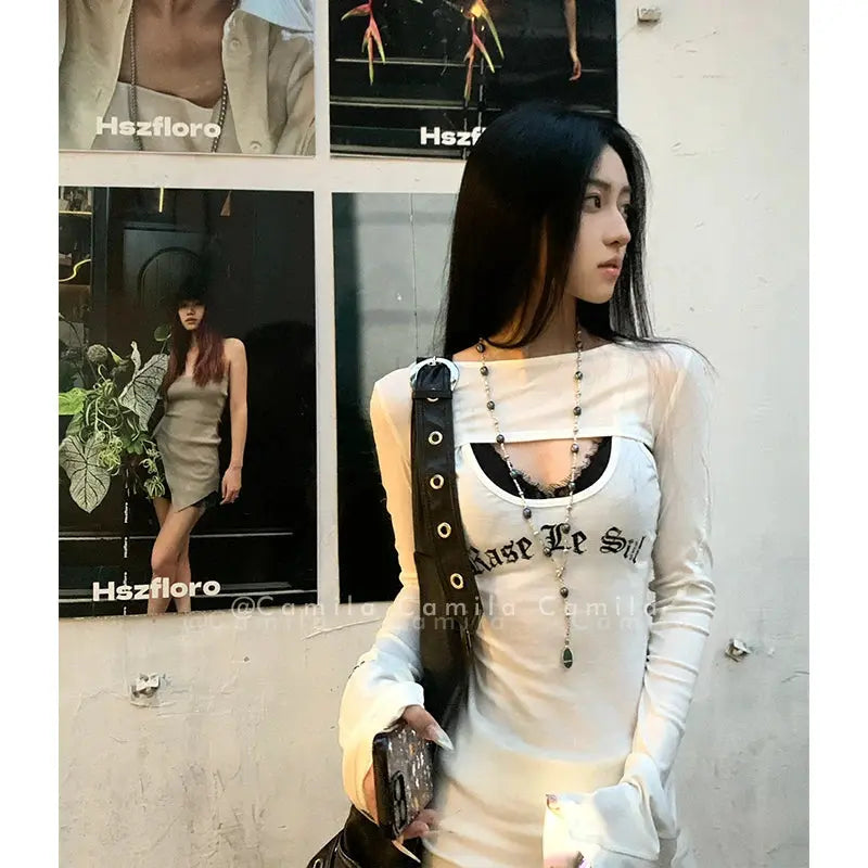 Two Pieces Top Y2k - DRACO COUTURE