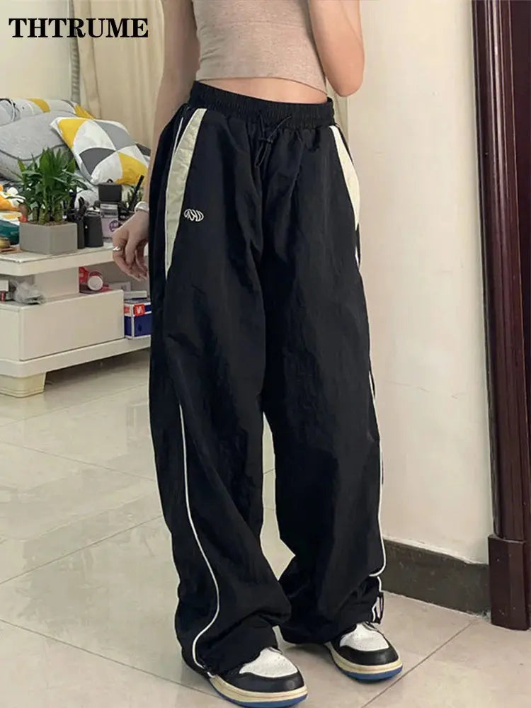 Y2K Vintage Wide Leg Pants - DRACO COUTURE