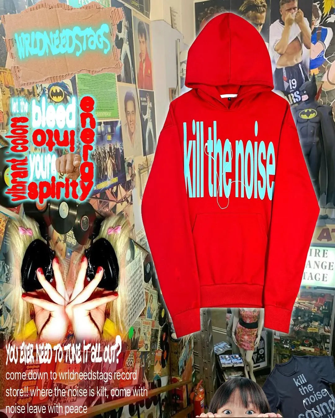 Kill The Noise Hoodie Y2k