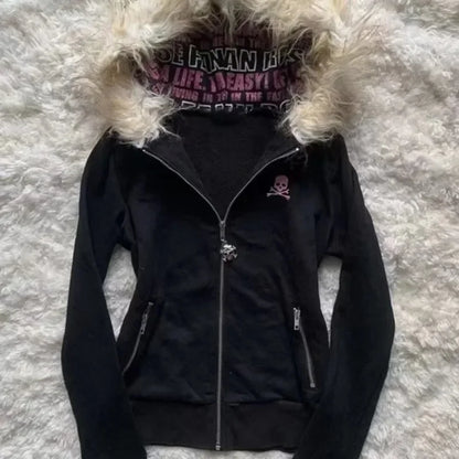 Wolf Zip Hoodie