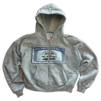 Zipper Hoodie Y2K