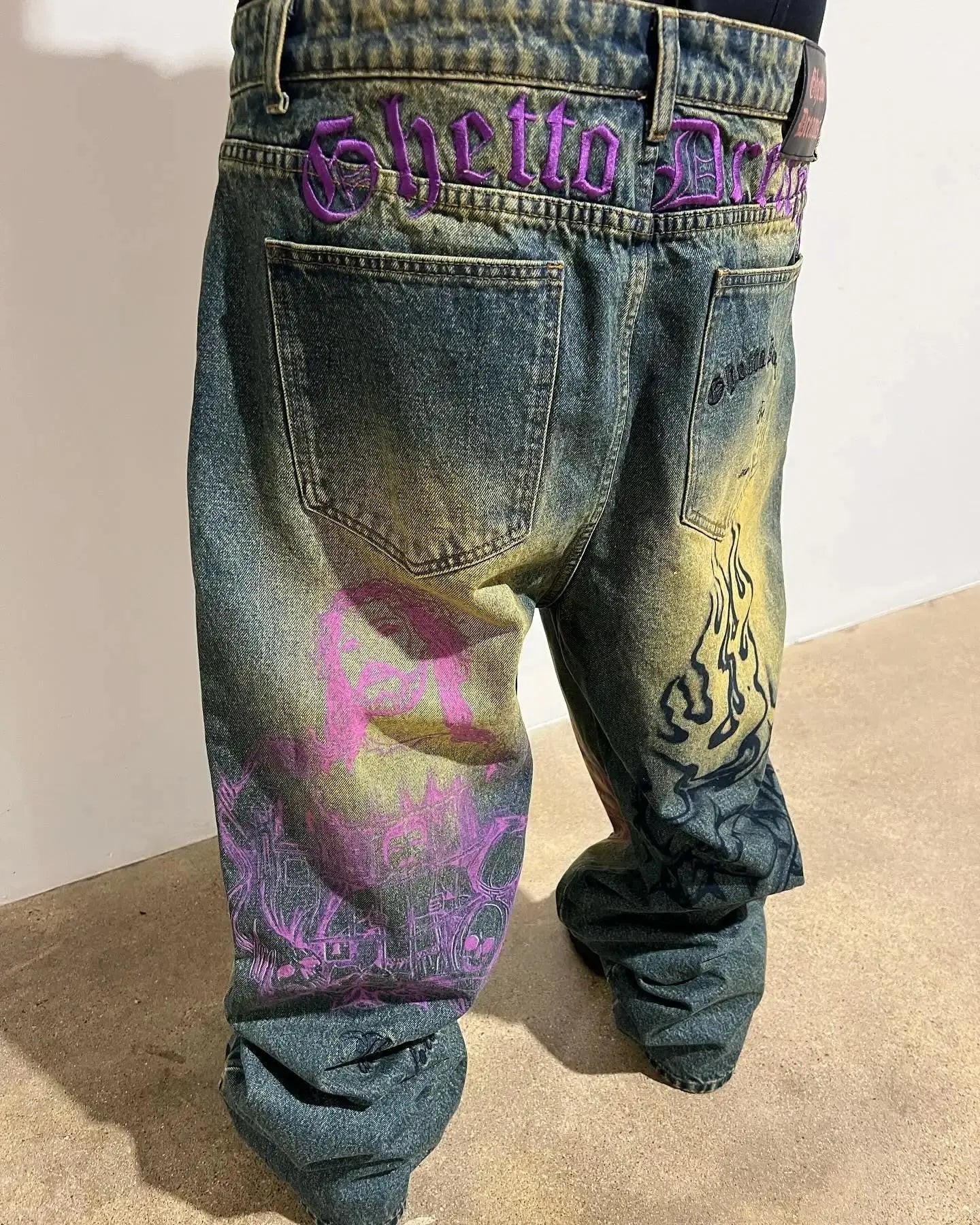 Ghetto Dreams Jeans - DRACO COUTURE