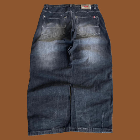 Y2K New Retro Sell Special Spot Washed Jeans Loose Oversized Wide Leg Pants Street Gothic Harajuku Floor Pants For Men And Women DRACO COUTURE