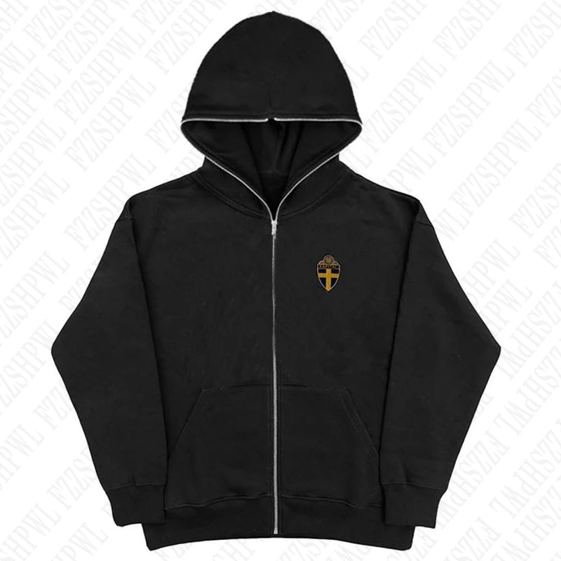 Schweden Zip-Hoodie Y2K