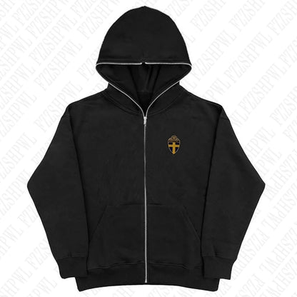 Schweden Zip-Hoodie Y2K