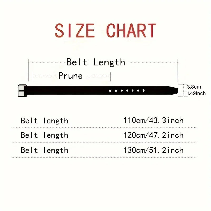 Retro-Herrengürtel im Bohemian-Stil – Modischer, personalisierter Gürtel für Damen und Herren im Punk-Rock-Y2K-Stil – Passend zu Jeans, Kleidern und Freizeitkleidung