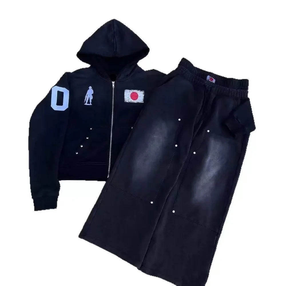 Flexin Streetwear-Trainingsanzug-Set