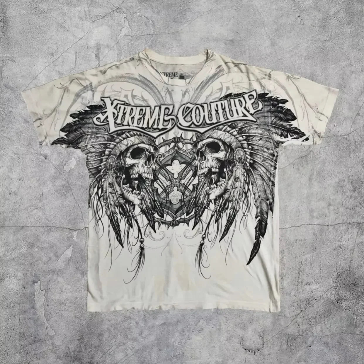 Retro Xtreme Angel Wing Men Yellow Short