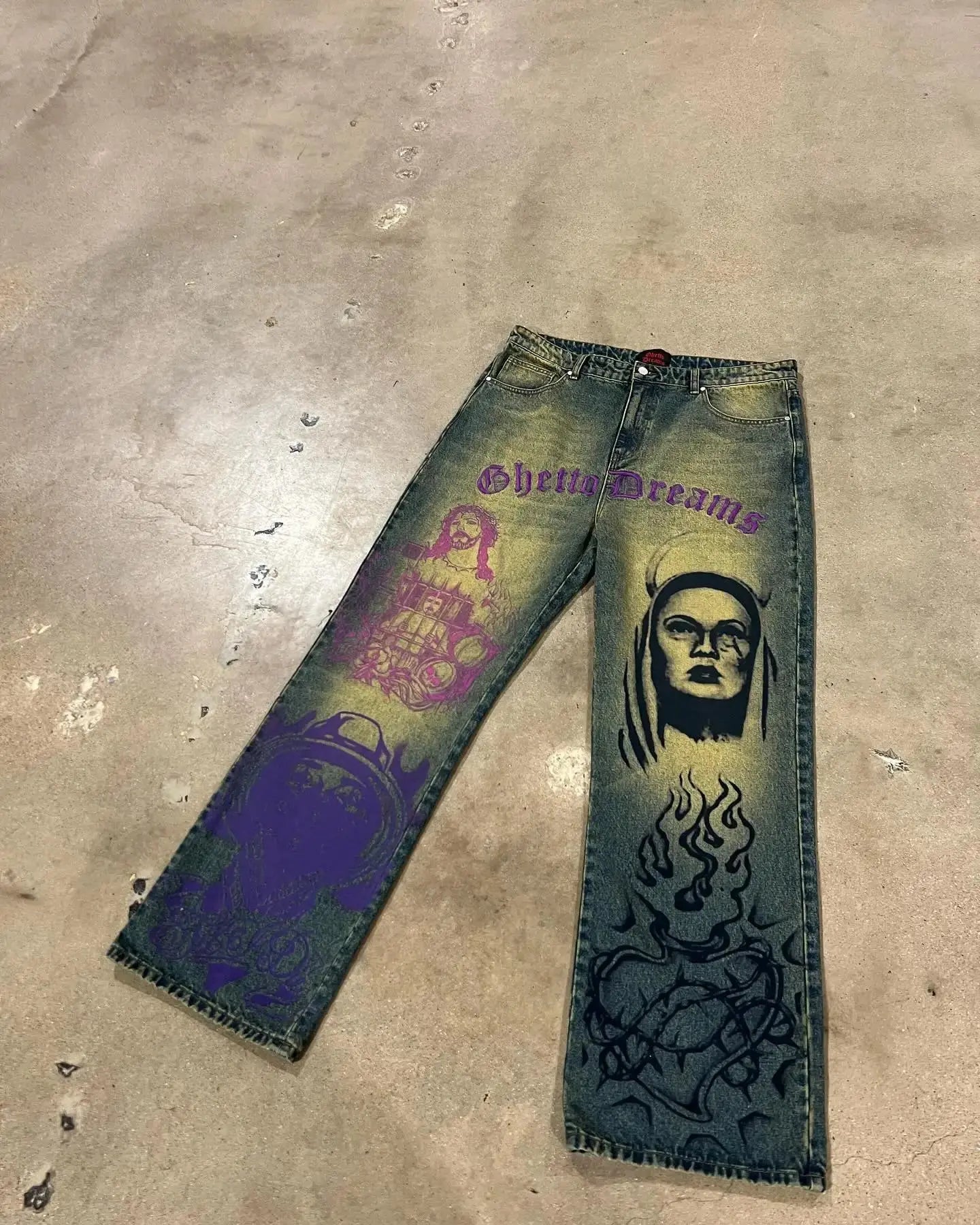 Ghetto Dreams Jeans - DRACO COUTURE