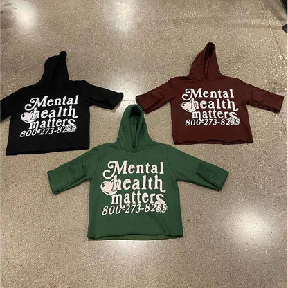 MENTAL HEALTH MATTERS Hoodies Y2k