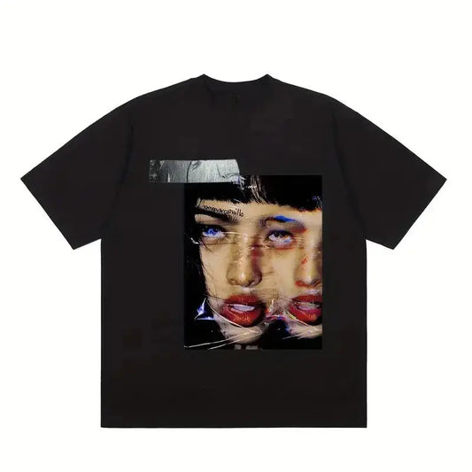 Vintage T-shirt Faces - DRACO COUTURE