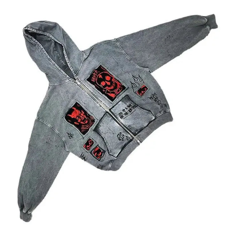 Devil Zipper Hoodie