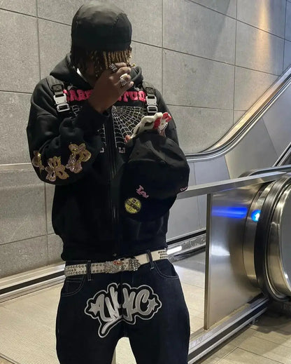 Y2K Black Vintage Pants - DRACO COUTURE